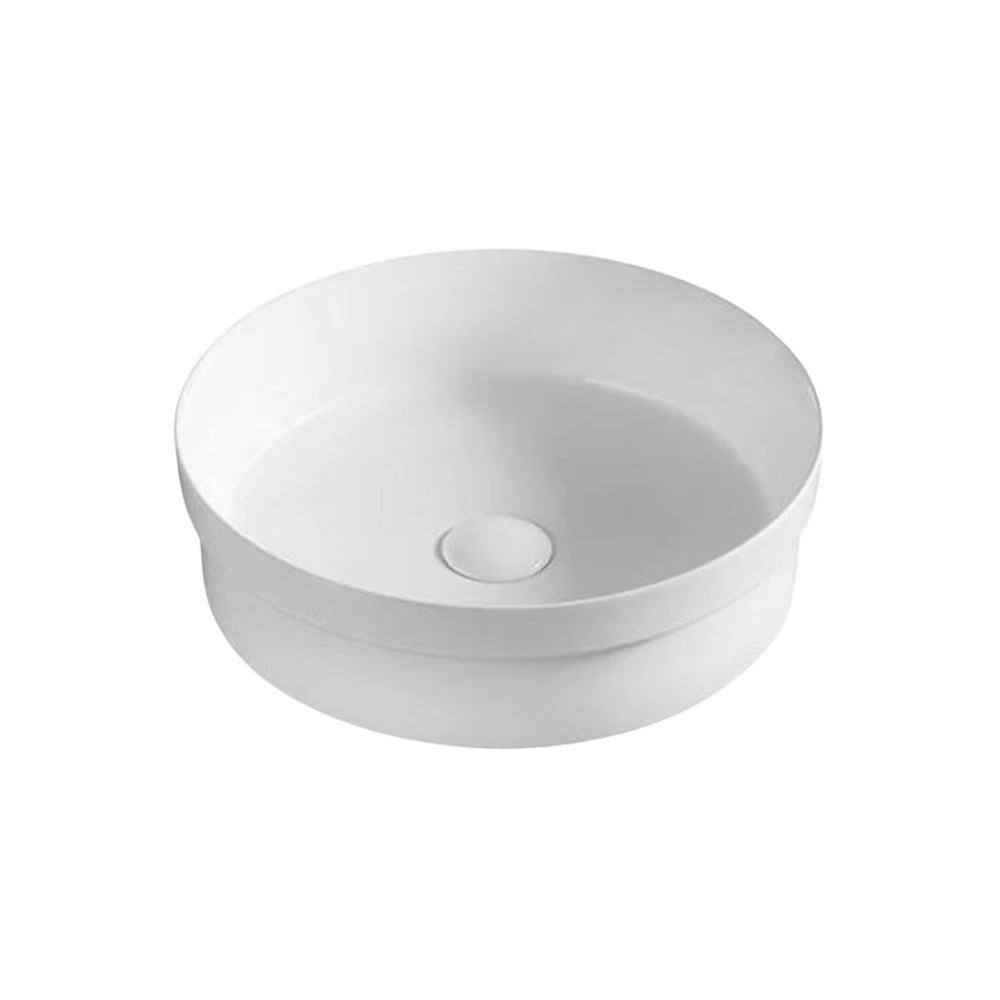 Aulic Lena Gloss White Semi Inset Basin