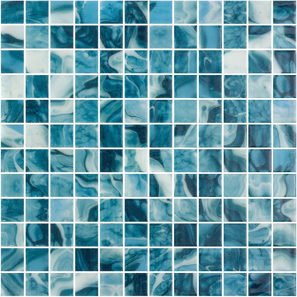 Identity Malawi Glass Pool Mosaic tile face