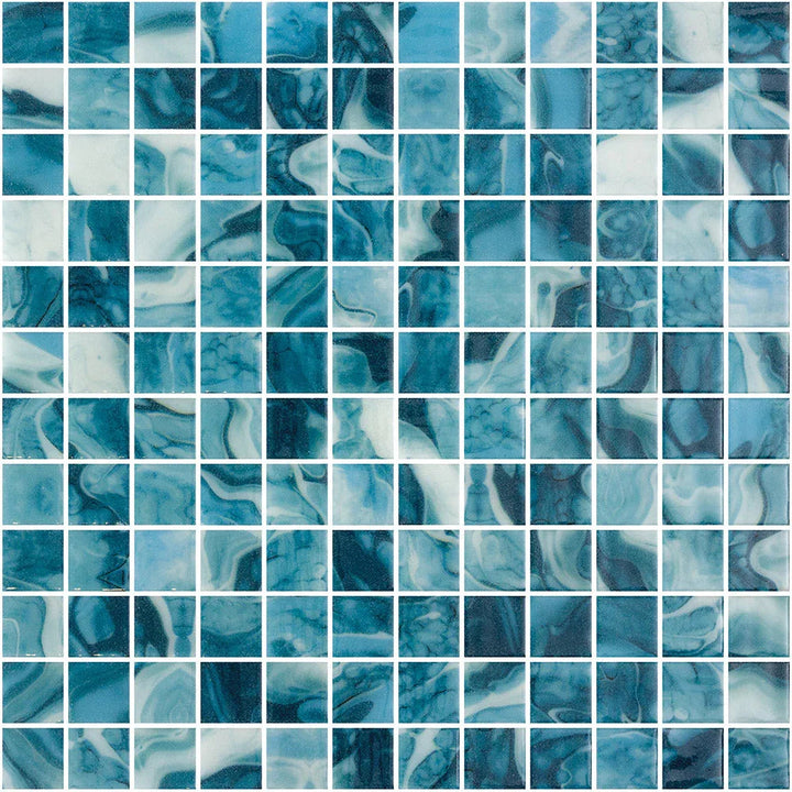 Identity Malawi Glass Pool Mosaic tile face