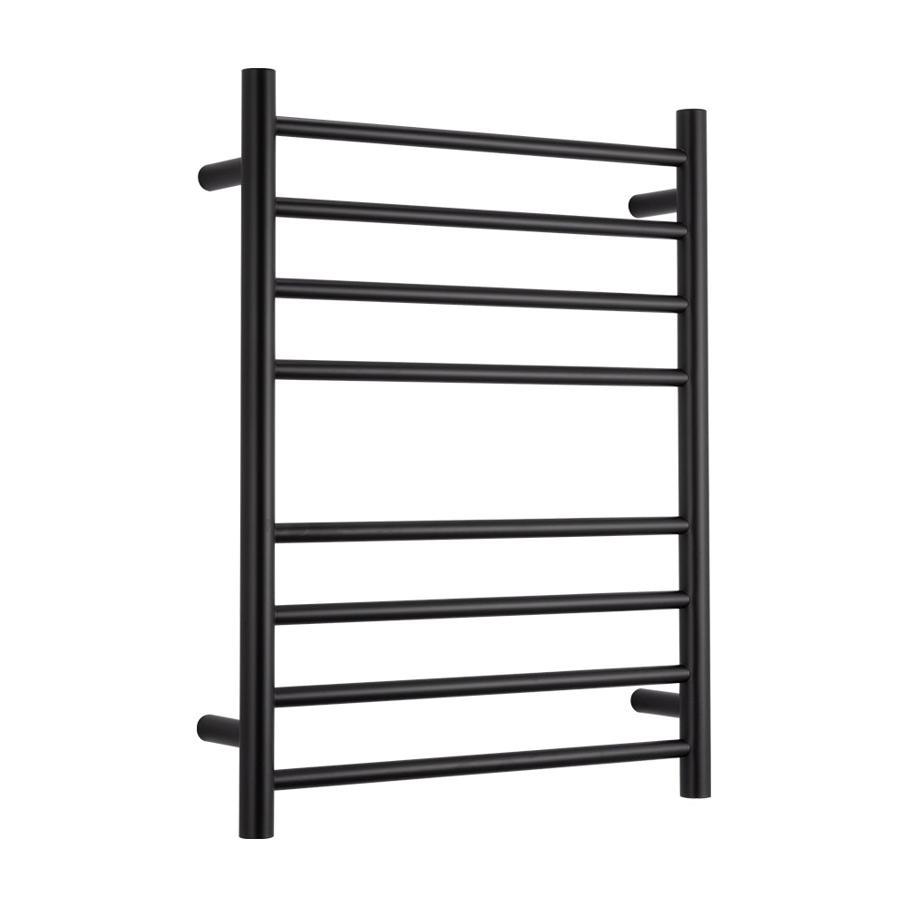 Radiant Heated Round Ladder Towel Rail 530 x 700mm - blk-rtr530_2