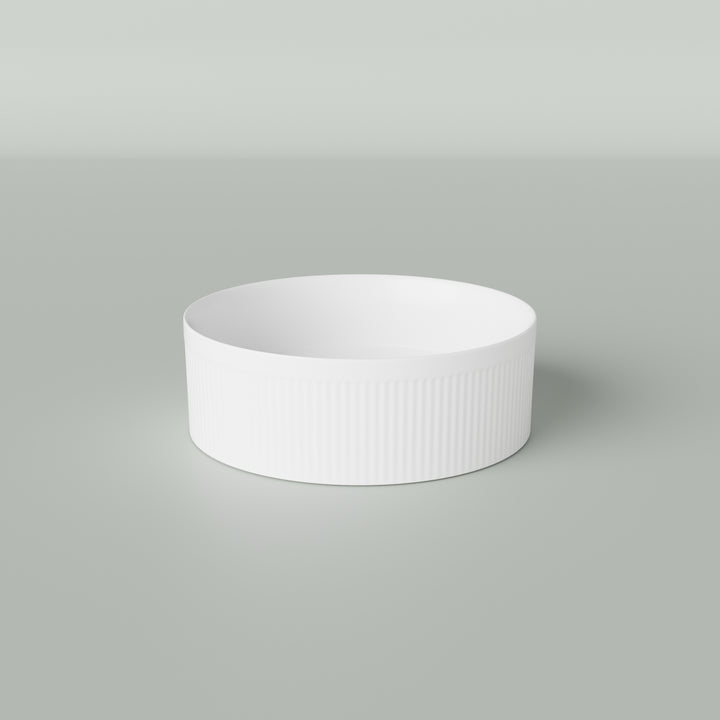 Marquis Paco Fluted Basin - PacoFluted Matte Side