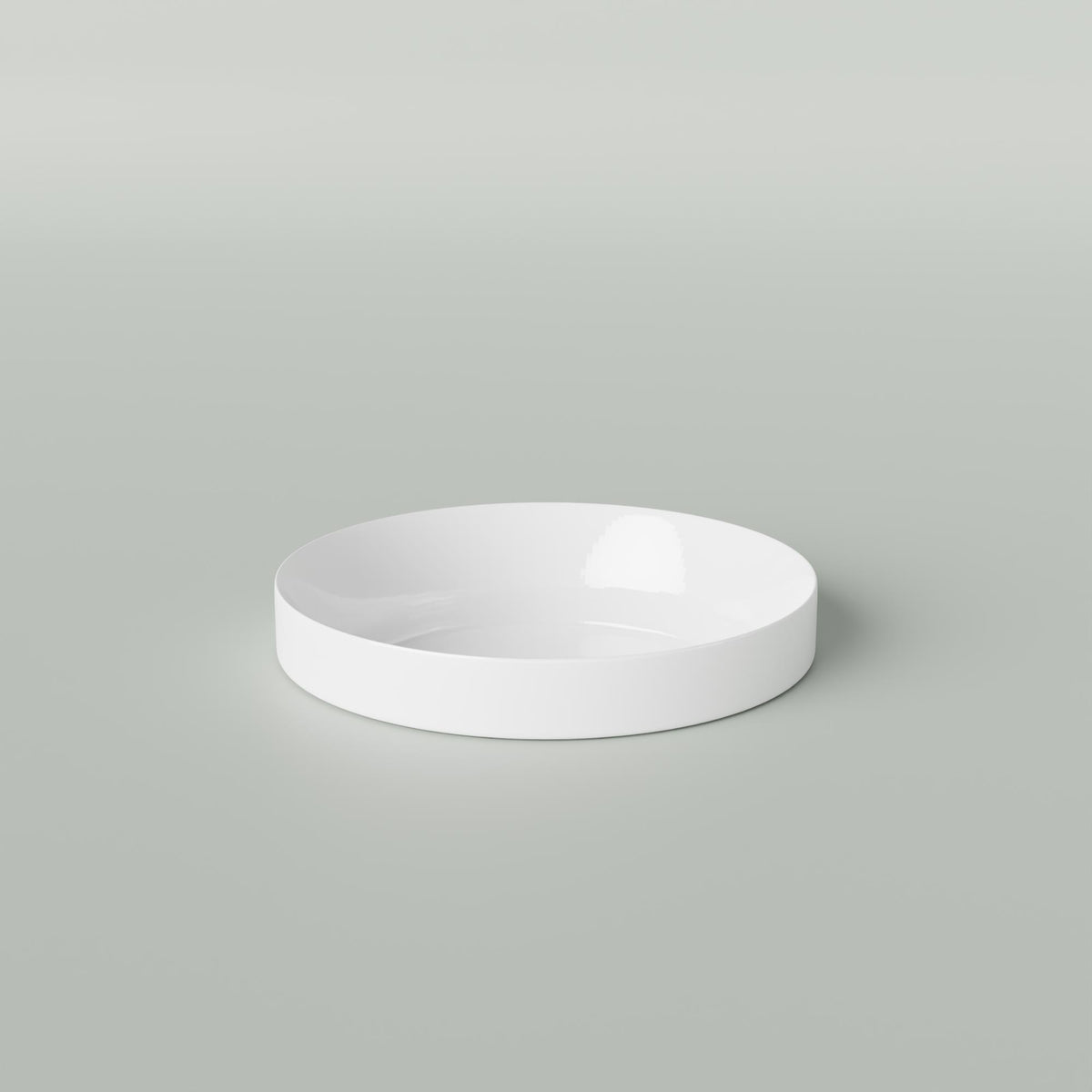 Marquis Paco Semi-Inset Basin - Paco DropIn Gloss Side
