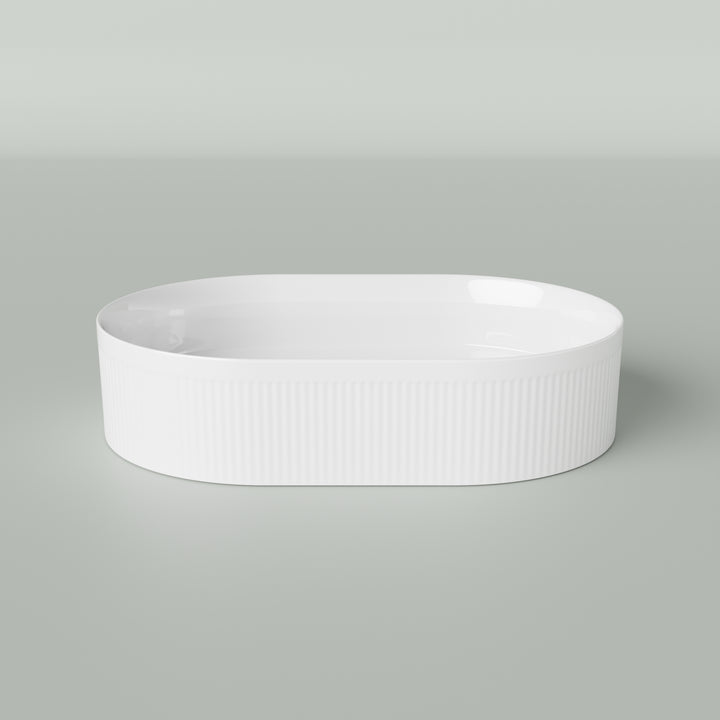 Marquis Stadia Fluted Basin - StadiaFluted Gloss Side