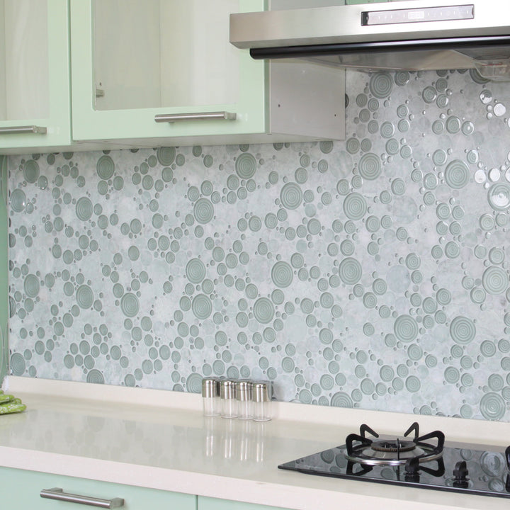 Ispring Mosaics natural stone installed
