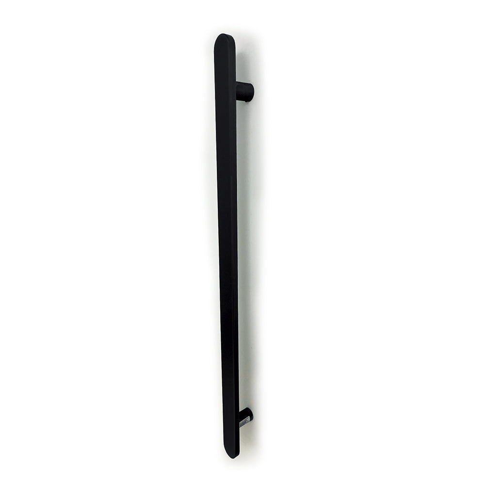 Radiant Vertical Flat Bar Towel Rail 50 x 930mm - blk-fvtr-930-3-4-v2