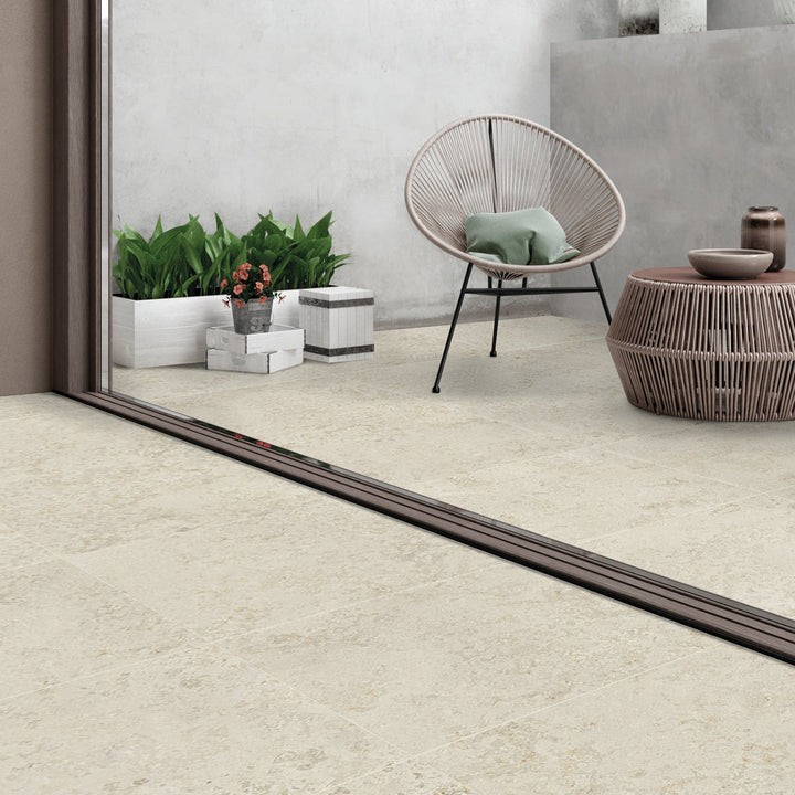 Jura porcelain tiles installed