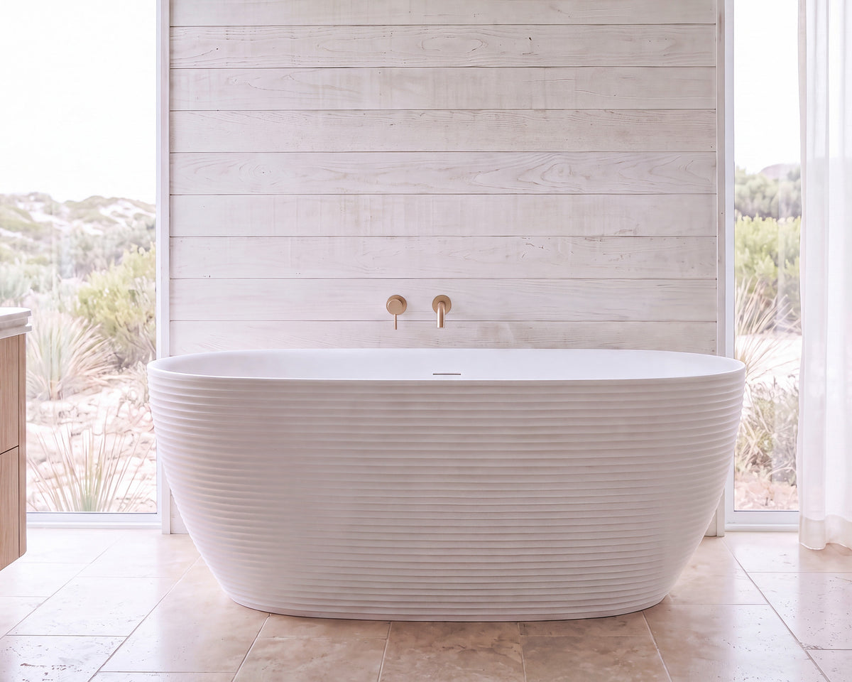 Swell 1700 Freestanding Gloss White Bath - ADP image 3