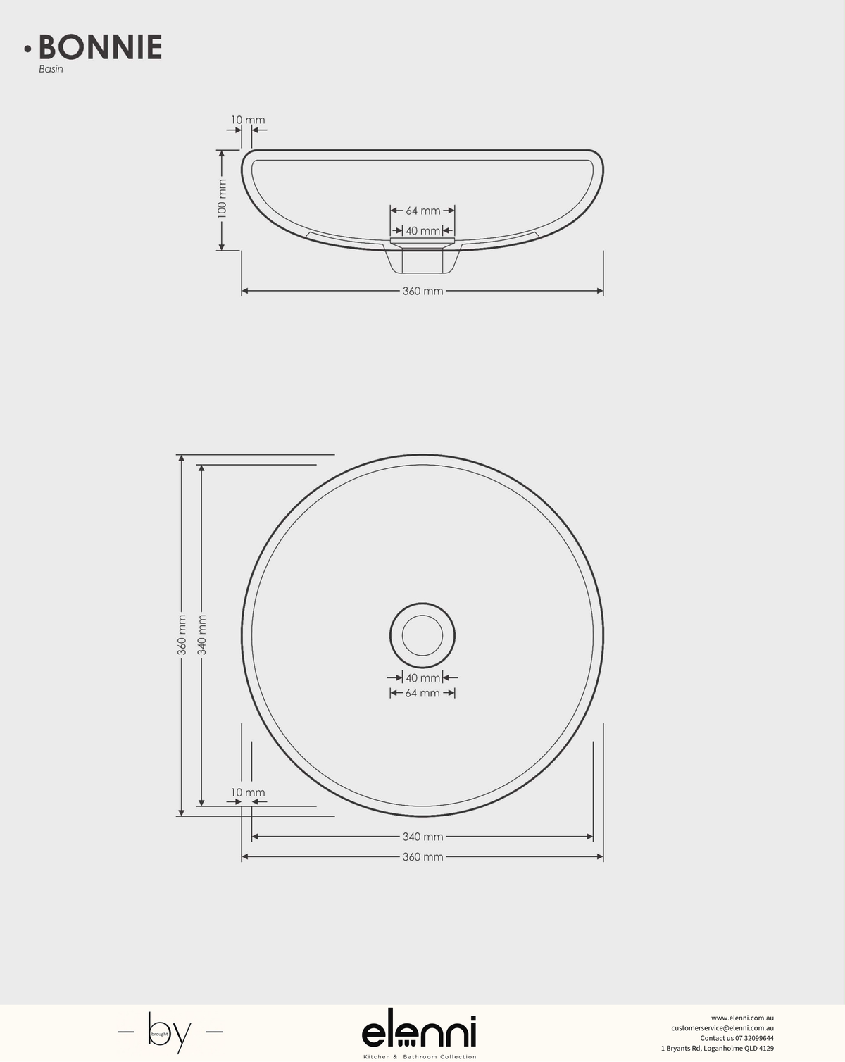 Bonnie Basin - Elenni specification drawing