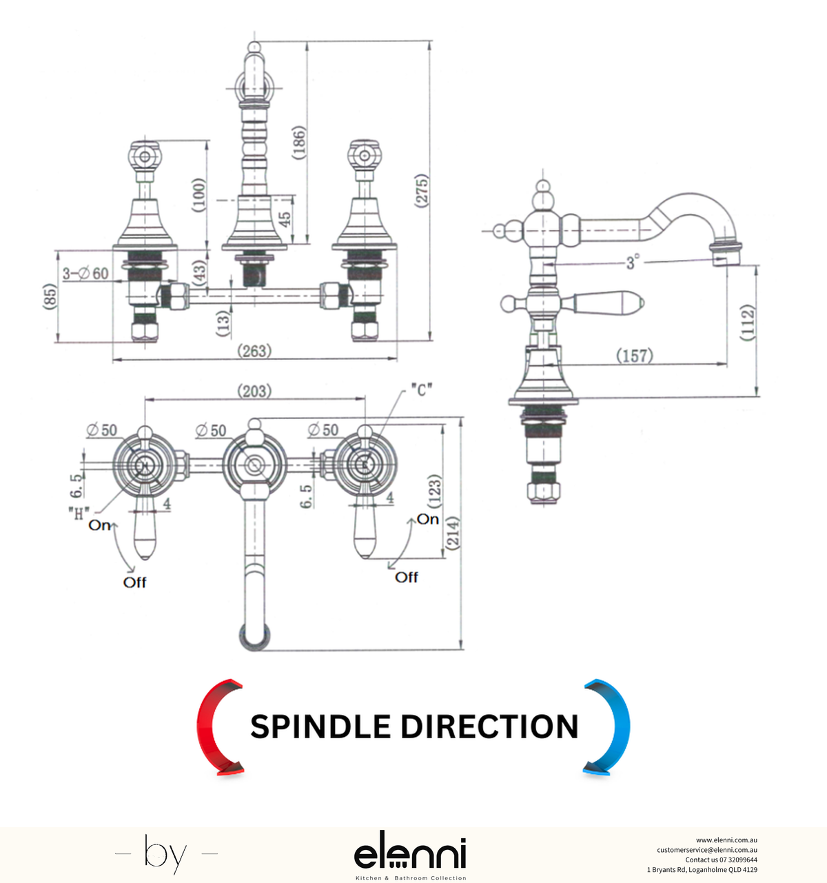 Bordeaux Basin Set - Elenni specification drawing
