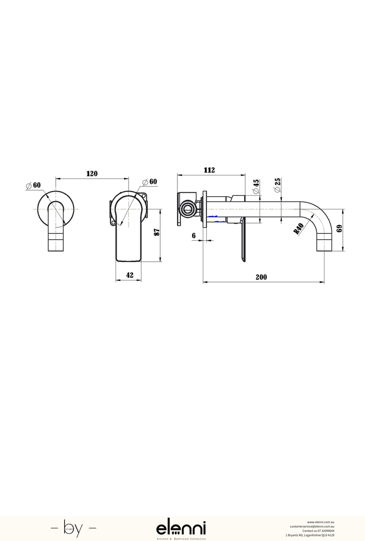 Nova Wall Combination - Elenni Kiri specification drawing