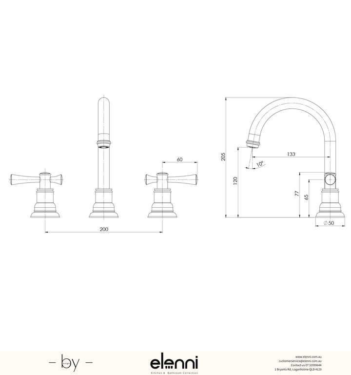 Cromford Basin Set - Elenni specification drawing