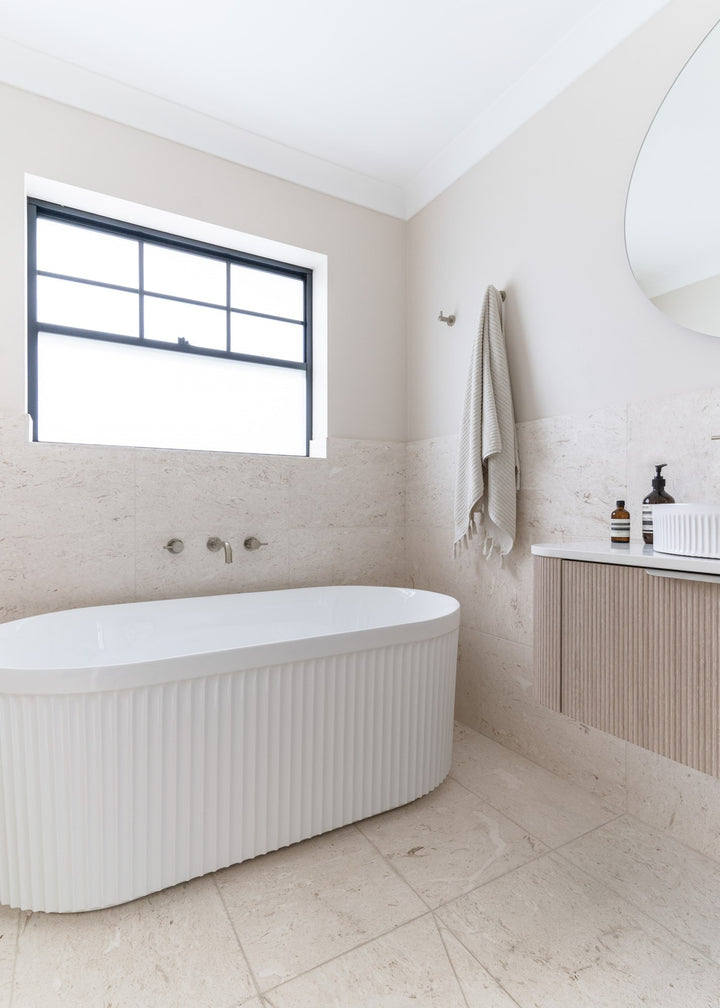 Bronte 1500 Freestanding Gloss White Bath - ADP image 4
