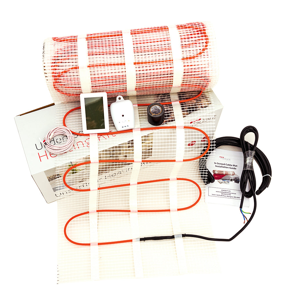 Radiant In-Screed Floor Heating Cable Mat Kit - under-screed-kit