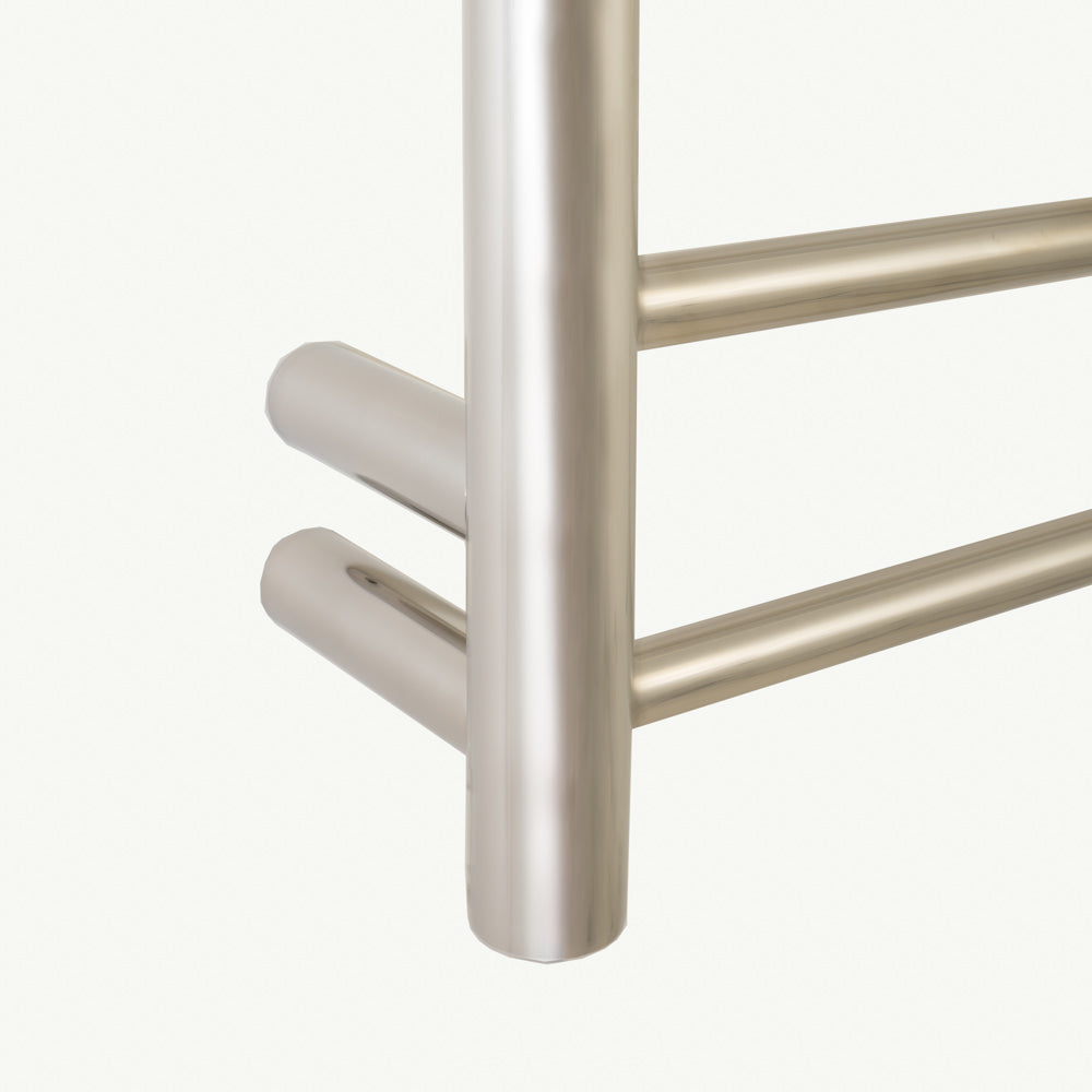 Radiant Heated Round Ladder Towel Rail 600 x 800mm - round-fifth-leg
