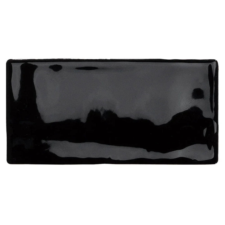 Luxe Midnight Ceramic Wall Tile tile face