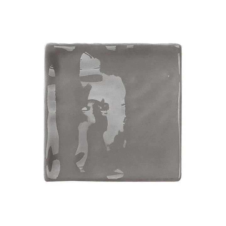 Luxe Smoke Grey Ceramic Wall Tile tile face