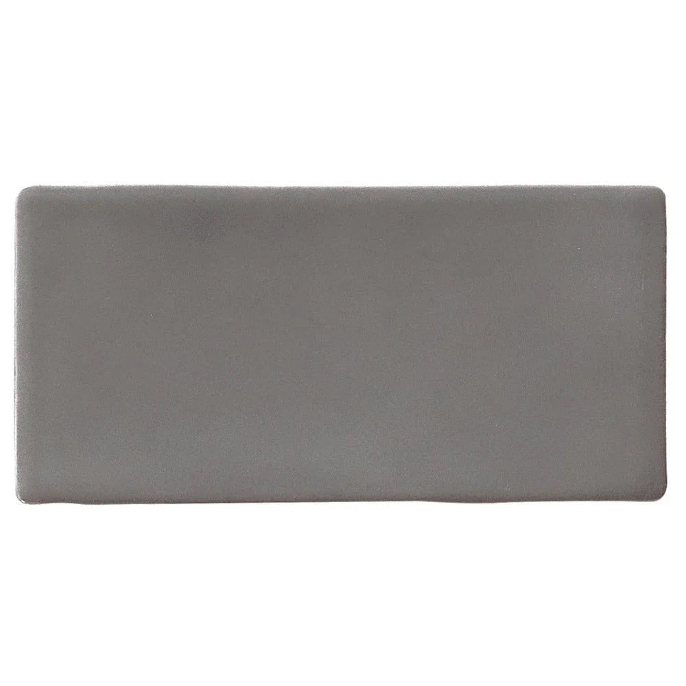 Luxe Smoke Grey Ceramic Wall Tile tile face