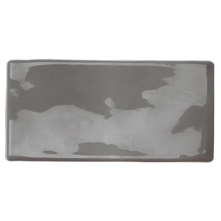 Luxe Smoke Grey Ceramic Wall Tile tile face