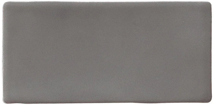 Luxe Smoke Grey Ceramic Wall Tile – 76 x 152 mm, tile face