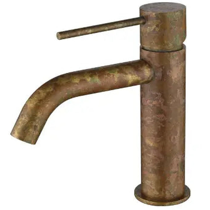 Mica Basin Mixer - Living Brass