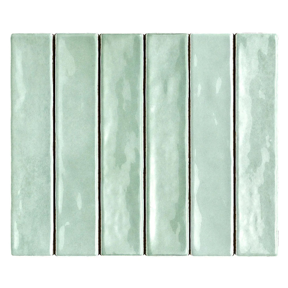 Mallorca Mint Ceramic Wall Tile tile face