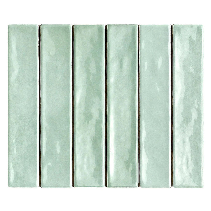 Mallorca Mint Ceramic Wall Tile tile face