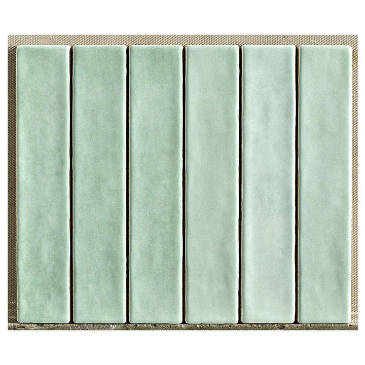 Mallorca Mint Ceramic Wall Tile tile face