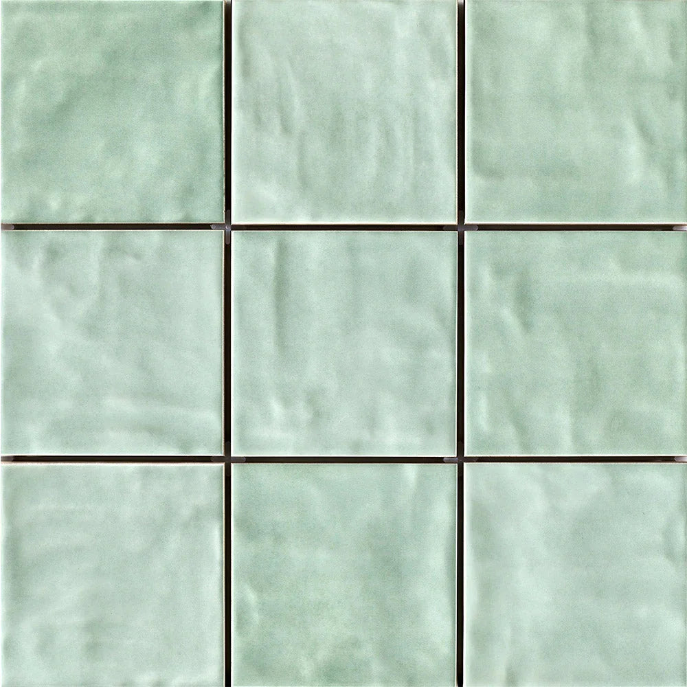 Mallorca Mint Ceramic Wall Tile tile face