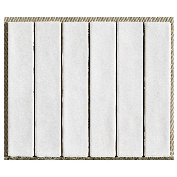 Mallorca White Ceramic Wall Tile tile face