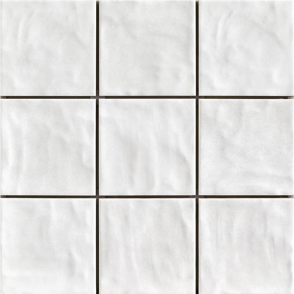 Mallorca White Ceramic Wall Tile tile face