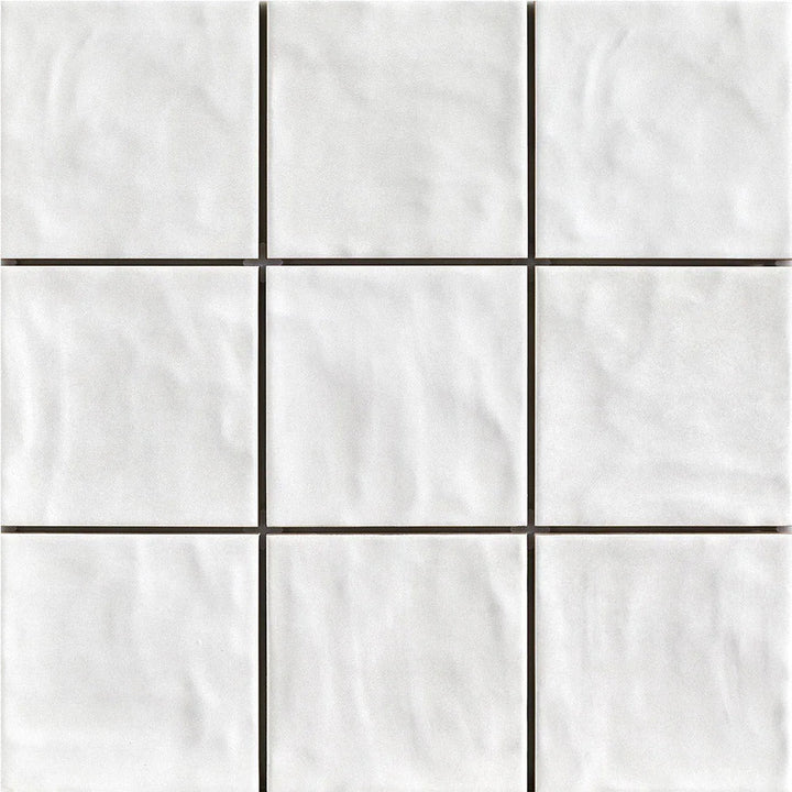 Mallorca White Ceramic Wall Tile tile face