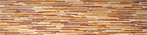 Matrix Azul Macaubas+Thassos Matrix Marble Mosaic – 600 x 150 mm, tile face