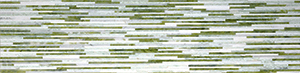 Matrix Multi Green Matrix Marble Mosaic – 600 x 150 mm, tile face