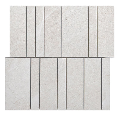 MayaStone Nova Brick Porcelain Mosaic tile face, 300 x 300 mm