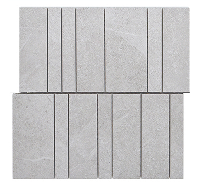 MayaStone Nova Brick Porcelain Mosaic tile face, 300 x 300 mm