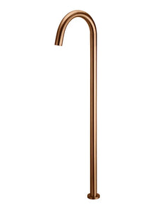 Round Freestanding Bath Spout - Lustre Bronze Meir