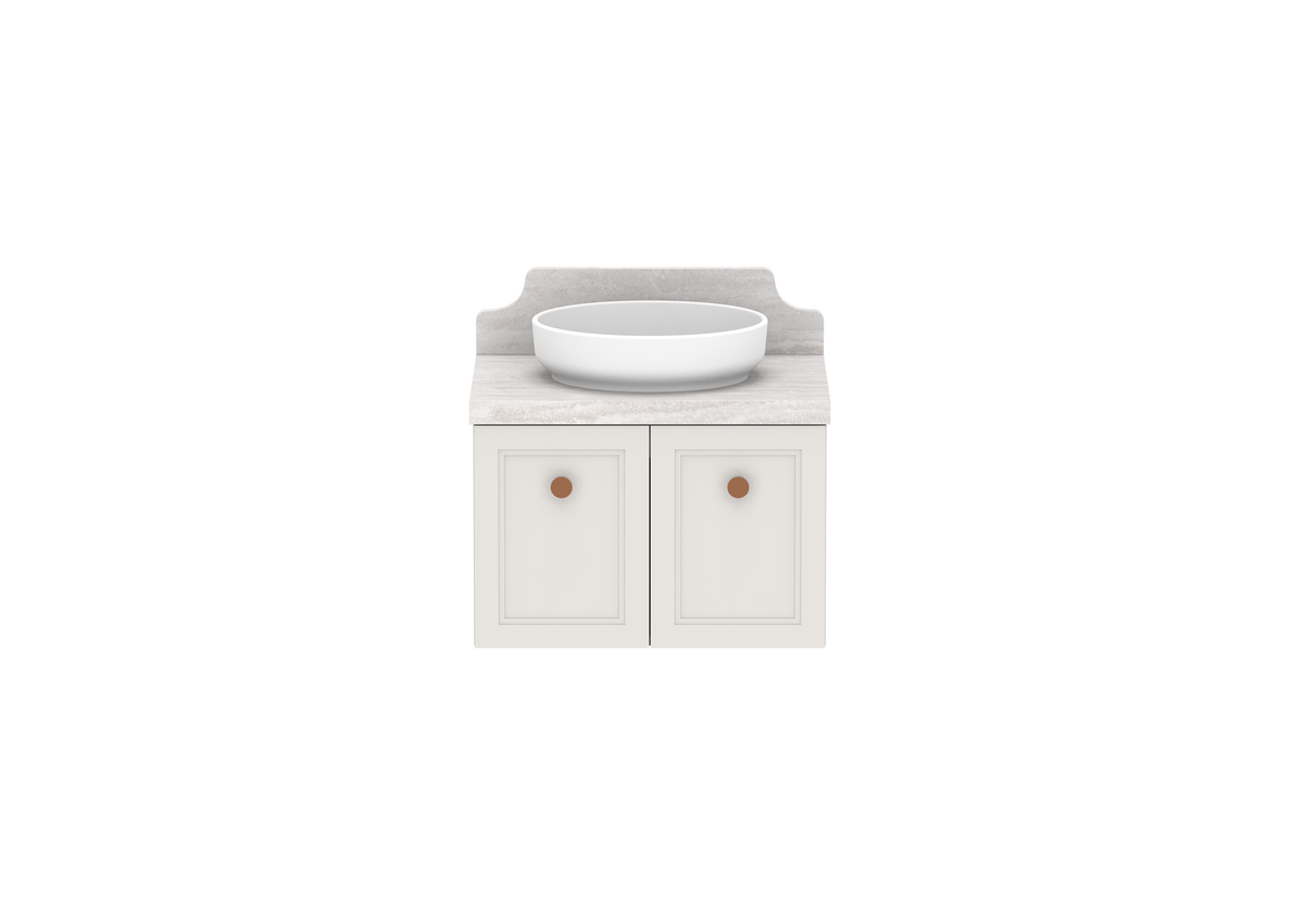 Mabel Full Depth Wall Hung Vanity, Mabel Full Depth 600 Wall Hung