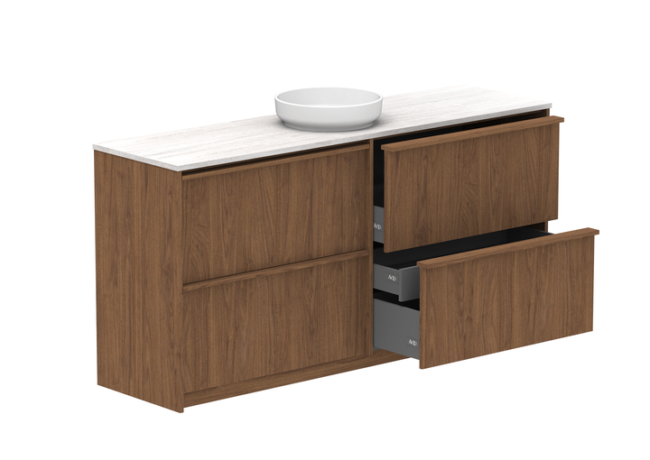 Eli Full Depth Floor Mount Vanity, Eli Full Depth 1800 Floor Mount
