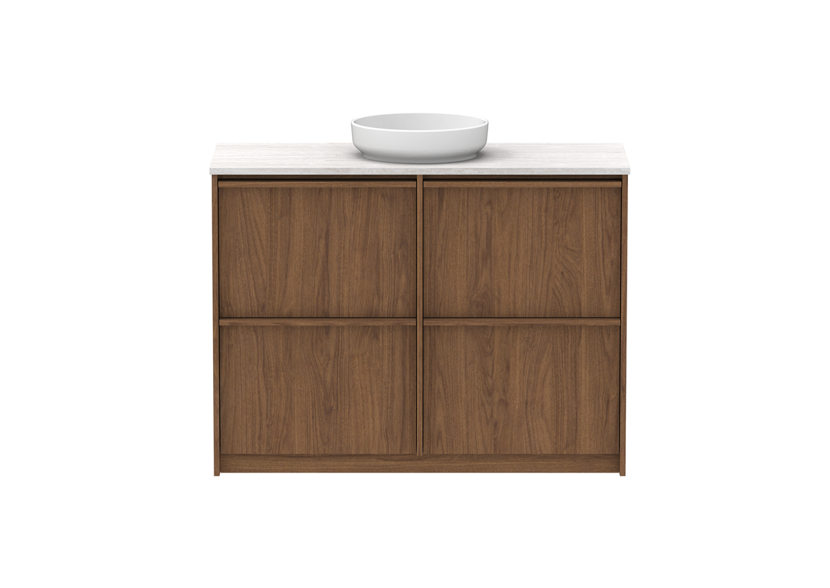 Eli Full Depth Floor Mount Vanity, Eli Full Depth 1200 Floor Mount