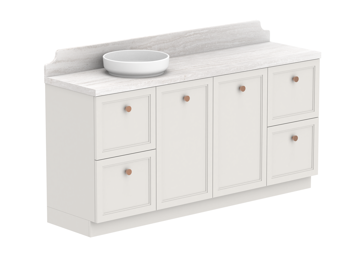 Mabel Full Depth Floor Mount Vanity, Mabel Full Depth 1800 Floor Mount