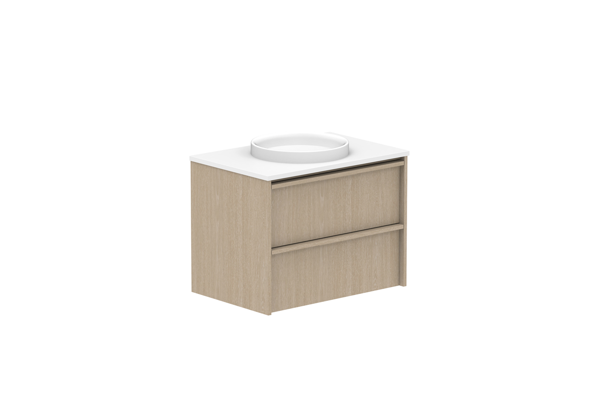 Eli Full Depth Wall Hung Vanity, Eli Full Depth 750 Wall Hung
