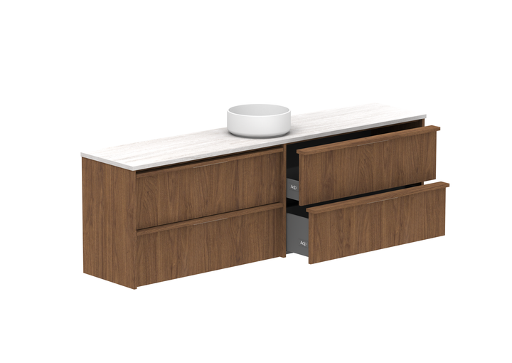 Eli Ensuite Wall Hung Vanity, Eli Ensuite 1800 Wall Hung