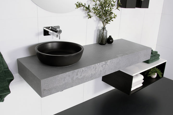 Michel Wall Hung Vanity - Resort Basin Matte Black (sold separately)