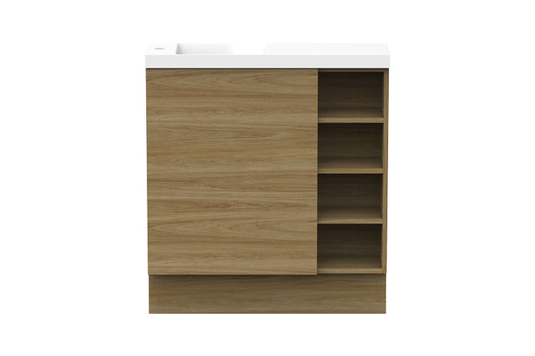 Petite Shelf Vanity, Petite Shelf Floor Mount