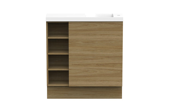 Petite Shelf Vanity, Petite Shelf Floor Mount