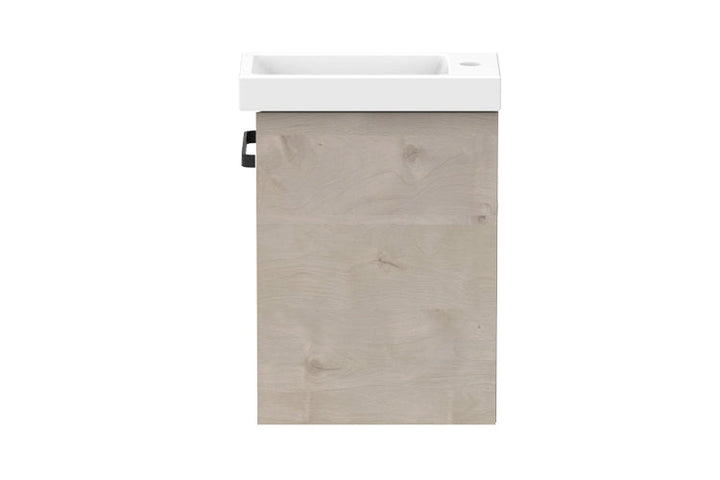 Seek Gloss White Top Wall Hung Vanity, Seek Gloss White Top Wall Hung