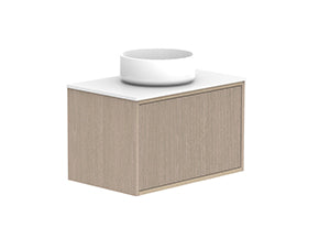 Clifton Ensuite Wall Hung Vanity - Clifton Ensuite 600 Wall Hung