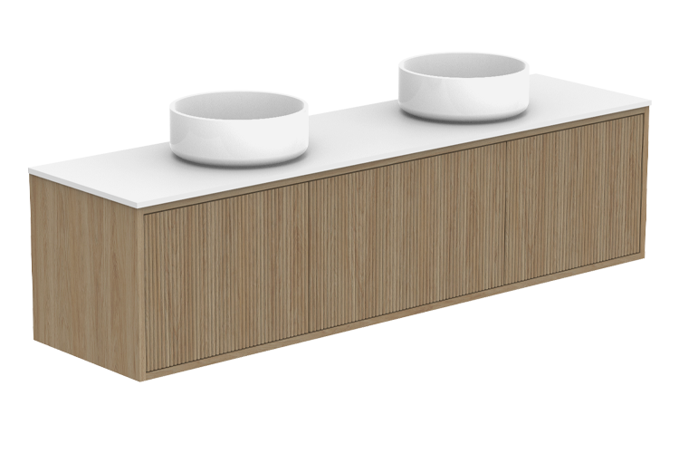 Clifton Ensuite Wall Hung Vanity - Clifton Ensuite 1500 Wall Hung