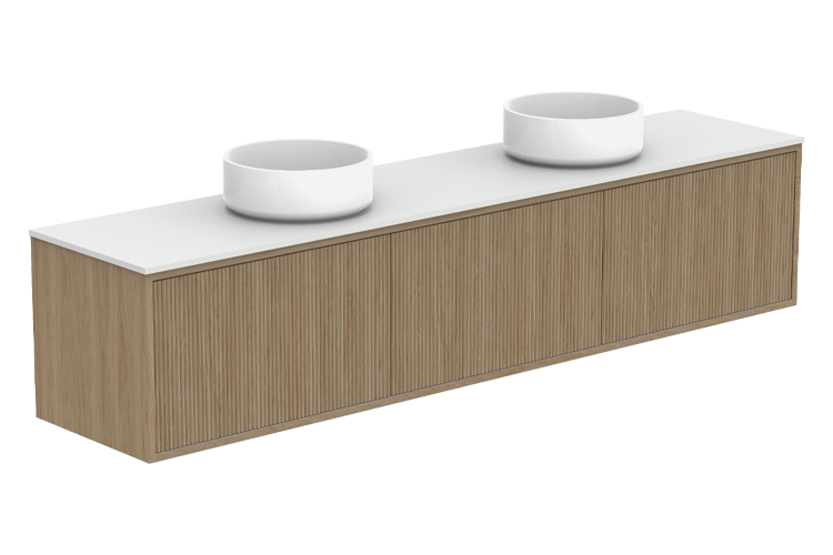 Clifton Ensuite Wall Hung Vanity, Clifton Ensuite 1800 Wall Hung