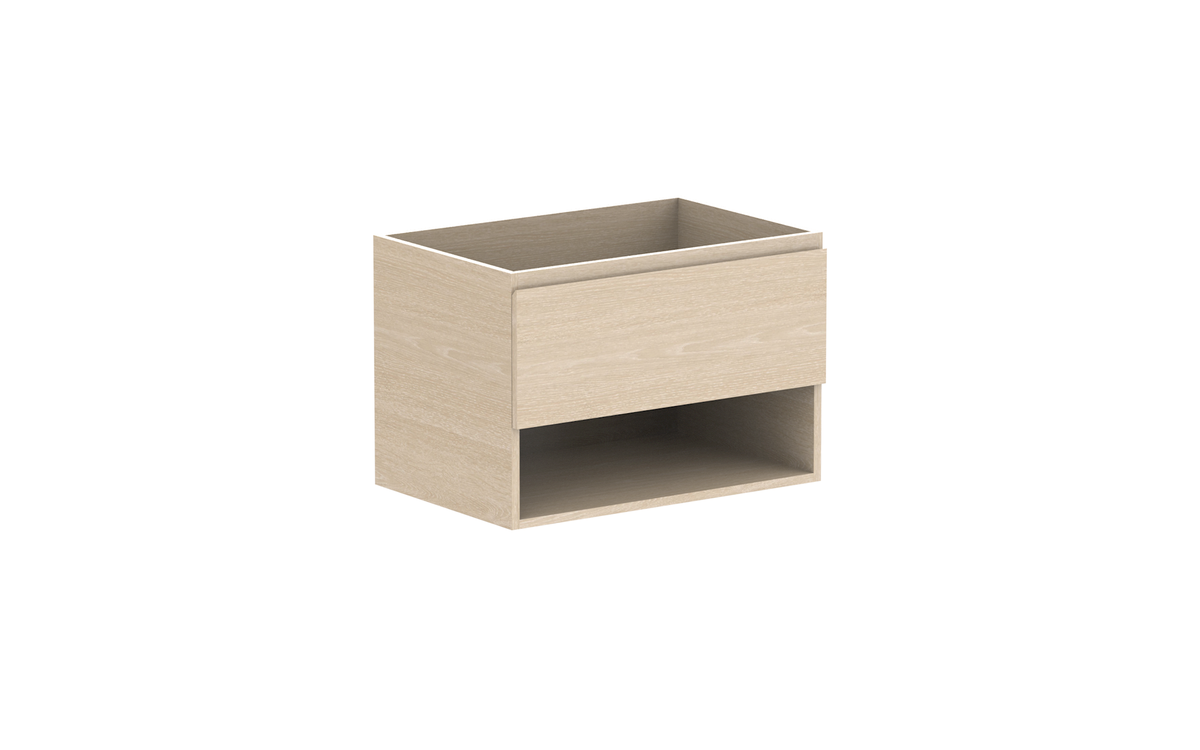 Glacier Shelf Slim 750mm Wall Hung Vanity - Glacier Shelf, 750 Slim, Wall Hung